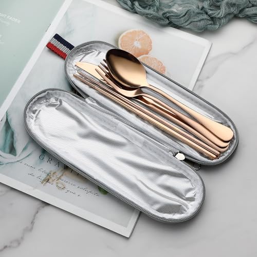 Travel Utensils with Case (5 Count)