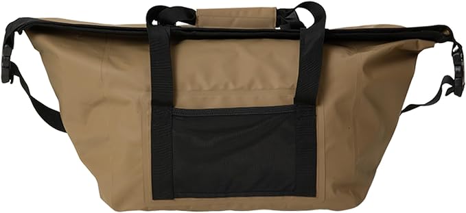 Banded Delta Dry Wader Bag, Durable 600D Waterproof Hunting Fishing Gear Carrier w/Welded Seams, Shoulder Strap, Marsh Brown