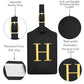 Luggage Tag PU Leather for Suitcase Baggage Handbag Travel Bag Label Suitcase Tag Label Tag w. Name Card & Privacy Cover