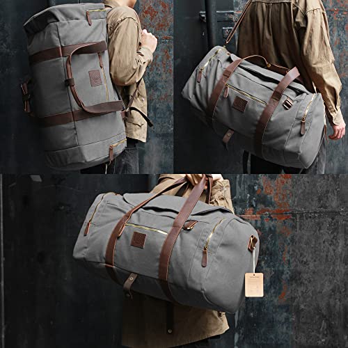 Vintage Canvas Duffle Bag