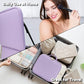 Travel Makeup Bag with LED Mirror and 10x magnifying glass with 3 Lighted Settings