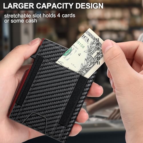 Wallet for Men Wallet with Slim Pop Up Card Holder 9 (13 Count)