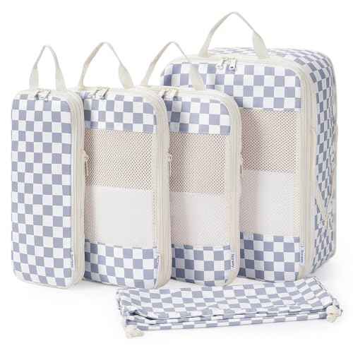 5 Set Compression Packing Cubes for Travel
