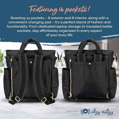 Dream Convertible Diaper Bag Tote Backpack (2.75 pounds)