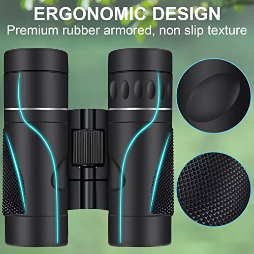 12X25 Mini Pocket Binoculars for Adults Kids
