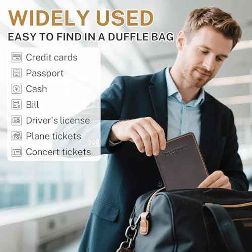 Premium Leather Passport Holder for Travel