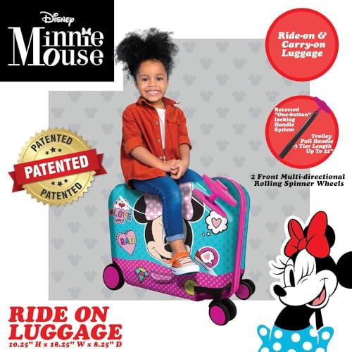 Disney Minnie Mouse Ride on Suitcase for Kids