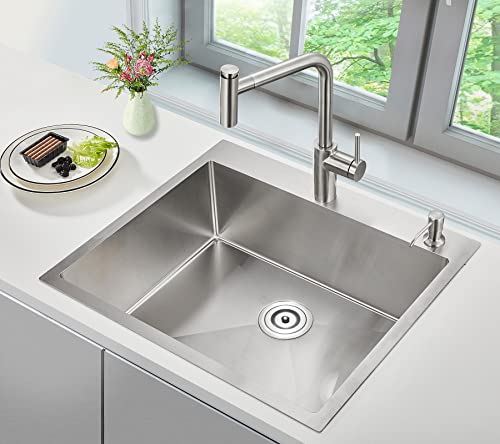 25×22 Inch Drop in Kitchen Sink