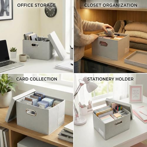 Storage Bins with Lids [3 (3 Count)