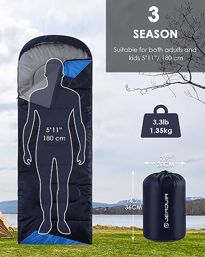 Sleeping Bags for Adults Backpacking Lightweight Waterproof