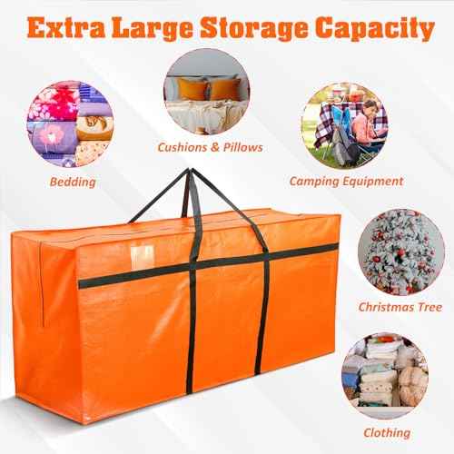 4 Pcs 176 Gallon Extra Large Moving Bags Heavy Duty Storage Bag (4 Count)