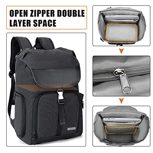 Camera Backpack Canvas Photography Bag for DSLR