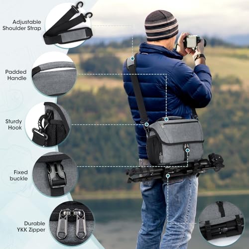 Camera Bag DSLR SLR Mirrorless Camera Case for Photographer