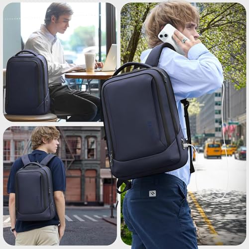 Laptop Backpack for Men for 17.3 Inch Computer Bag with USB A&C Charger
