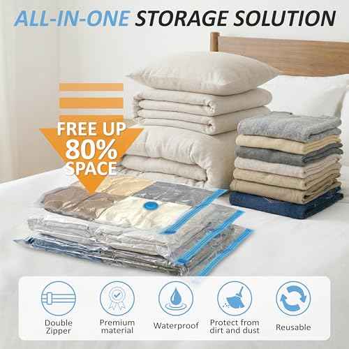 Vacuum Storage Bags with Hand Pump