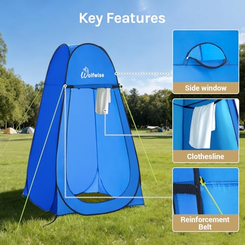Pop Up Shower Tent for Camping Essentials