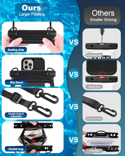 Large Waterproof Phone Pouch Floating