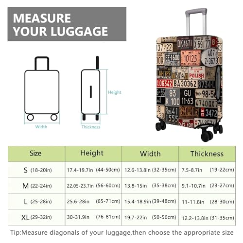 Travel Luggage Cover Suitcase Protector Fits 18
