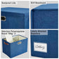 17" Large Fabric Storage Box with Lids (3 Count)