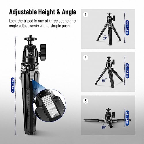 Mini Metal Table Tripod with 360° Ball Head