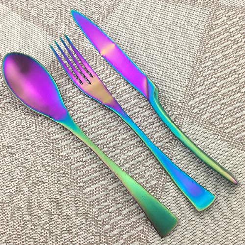 Rainbow Silverware Set