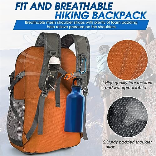 Hiking Backpack 40L Packable Lightweight Camping Daypack Men Women