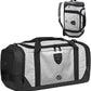 Gym Duffle Bag Backpack Waterproof Sports Duffel Bags Travel Weekender Bag for Men Women Overnight Bag with Shoes Compartment Grey - Roamly