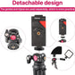 ULANZI FT-01 Phone Tripod with Holder, Mini Camera Flexible Tripod Stand with Cold Shoe Mount, 1/4'' Screw for Magic Arm, Universal for iPhone 16 15 Pro Max XS Max X 8 Samsung Canon Nikon Sony Cameras