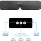 ALASKA BEAR Headphone Cotton Headband Bluetooth 5.2 HD Stereo Noise Reduction Eye Contour Built-in Cotton Sleep Mask with Thin Speakers Wireless Audio Sound Sports Headgear(Cool Gray)