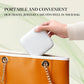 TAIMY Travel Jewelry Case,Small Plush Velvet Travel Jewelry organizer,Portable Mini Travel Jewelry Boxes for Rings Earrings Necklaces Bracelets(White,with Mirror)