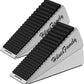 Spring Large Door Stopper - 2 Pack Heavy Duty Door Stopper Wedge, Tall Door Stoppers for Bottom of Doors, Door Stop Rubber Strong Grip, 3 Inche High Metal Doorstop Suits Any Heavy Door