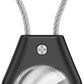 Waterproof Airtag Holder,Airtag Case with Secure Lock,Airtags Keychain for Apple Airtag,Anti-Lost Protective Cover Air tag Accessories for GPS Item Finder Tracker Luggage,Bag,Key,Pet,Cat Dog,Black