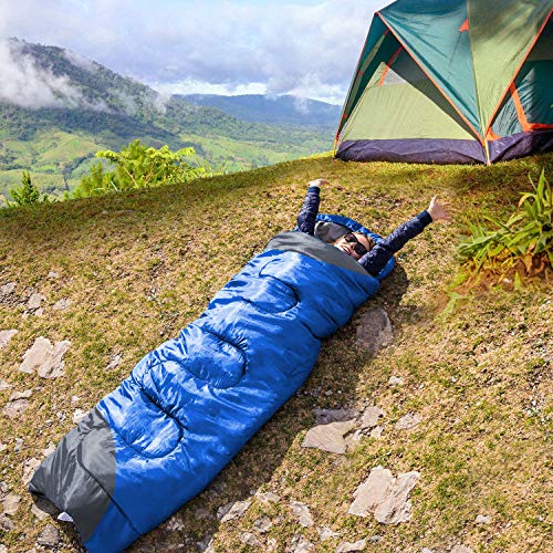 Sleeping Bags for Adults Kids Boys Girls Backpacking Hiking Camping Microfiber Liner