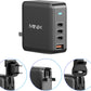 MINIX 165W USB C Charger,GaN II Charger PD3.1 Max 140W,Turbo 4-Port Charging Adapter, Fast Charging Station, Compatible with MacBook Pro/iPad Air/iPhone15 14 13Pro Max/Galaxy S24 Ultra and More