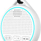 White Noise Sound Machine with 25 Soothing Natural Sounds Rechargeable Battery Portable for Travel 32 Volume Levels 5 Timers Compact Size for Baby Kids Adults Sleeping (White-Upgrade)