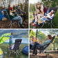 Ultralight Compact High Back Backpack Camp Chair (2 Count)
