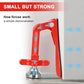 Portable Door Stopper Door Lock for Travel Anti Theft Door Blocker, Security Door Stoppers for Bottom of Door, No Drill Safety Doors Stopper Hotel Door Locks for Travelers Security (Red)
