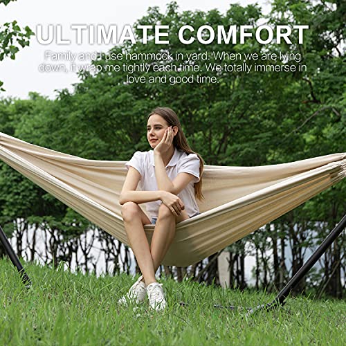 Double Hammock with Stand for Outside