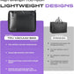 TPU Vacuum Bag for Travel, 70D Nylon Reusable Compression Bag with IP67 Waterproof Zipper, Compression Packing Cubes for Clothing, Space Saver Bags for Luggage and Backpack (Full Open, Grey,2Pcs)