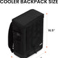 Insulated Cooler Backpack Portable Lightweight Leak Proof Waterproof Multiple Compartments Thermal Bag with Bottle Wine Holder for Beach Travel Camping Hiking Picnic Lunch