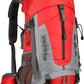 King'sGuard 60L Hiking Backpack Lightweight Camping Backpack with Rain Cover Large Waterproof Packable Outdoor Trekking Travel Backpack for Men Women (Red) - Roamly