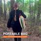 Portable Hammock Single & Double Hammocks with Carrying Bag and 2 Tree Straps for Camping Travel Beach Outdoor 660lbs Capacity
