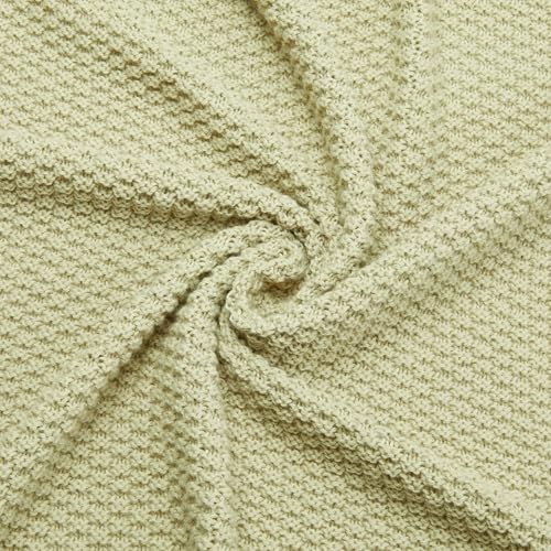 Chunky Cable Knit Throw Blanket for Couch