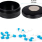 Portable Metal Pill Box - Travel Daily Pill Case, Waterproof Pill Container for Purse Pocket, Compact Medicine Organizer Holder for Medicines, Vitamins, Fish Oils