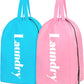 Sylfairy 2 Pack XL Laundry Bag with Strap,Heavy Duty Travel Laundry Bag,Rip-Stop Dirty Clothes Shoulder Bag with Drawstring,Easy Fit a Laundry Hamper or Basket Travel Essentials