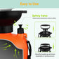2.1 Gallon (8L) Portable Shower, 10 Spray Modes Pressurized Beach Shower with Nylon Insulated Sleeve, Camping Shower for Travel & Sand Rinse, Surf Shower, Portable Water Sprayer, Orange