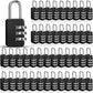 50 Pack 3 Digit Combination Lock Small Combo Locks Waterproof Luggage Number Padlock for Backpack Suitcases Traveling Toolbox School Gym Employee Locker (50 Count)