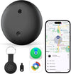 Bluetooth Tracker for AirTag with Keychain, Dual System Air Tracker Tag-for iOS & Android, Smart Tags Anti-Lost Tags, Waterproof Item Finder, Worldwide Smart Location Tag for Keys (Android & iOS)