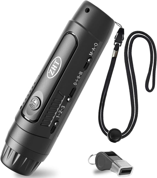 ZHT Electronic Whistle for Coaches, Referees, Teachers - 3 Tones & 3 High Volume, Handheld Whistles with Lanyard - Sports Whistle for Volleyball Soccer, Outdoor Camping, Emergency Safety