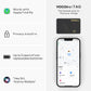 [Apple MFi Certified] VOCOlinc Air Tag Card Wallet Tracker 1.6mm 2 Pack, Smart Item Finder Work with Apple Find My APP (iOS Only, Android not Supported), Locator for Luggage, Suitcase, Bags, Backpack.